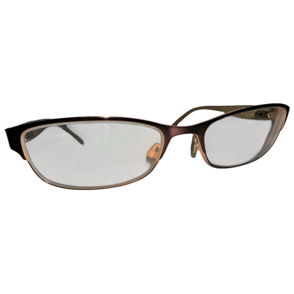 Kate Spade Ambrosette JUV Brown Metal Full Rim Eyeglasses Frames 52-17 135 11860 - Picture 2 of 15